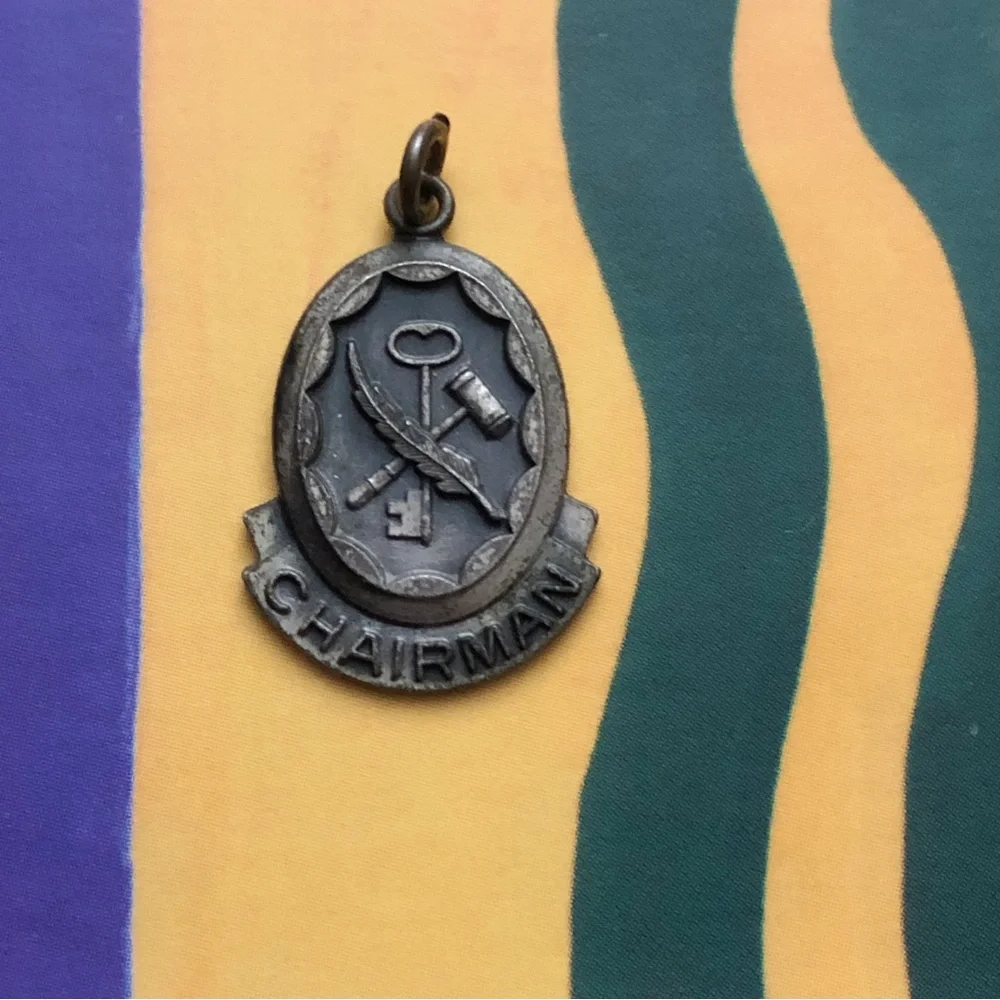 🦄 ⚡️💜 SALE Vtg sterling Chairman pendant/charm ABWA American Business Women